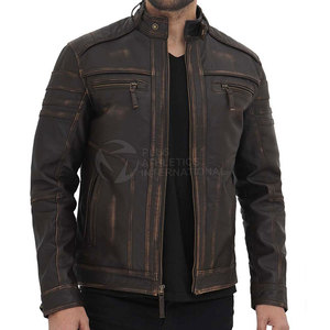 แจ็คเก็ตหนังคุณภาพดีสั่งทำพิเศษ 2026 แจ็คเก็ตหนังผู้ชายสำหรับฤดูหนาวขายดี แจ็คเก็ตแฟชั่นสวมใส่สบาย - Product Image 5