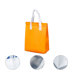 Bolsas de tela no tejida para entrega de alimentos con logo personalizado impreso - Proveedor OEM de bolsas térmicas aisladas para llevar - Product Image 1