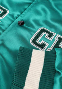 แจ็กเก็ตเบสบอลชายเสื้อแจ็กเก็ตทีมเบสบอลผ้ากำมะหยี่ทรงหลวมดีไซน์ใหม่ - Product Image 5