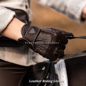 Acheter maintenant Gants d'équitation en cuir noir Gants confortables de qualité supérieure pour hommes Gants souples d'extérieur parfaits pour un usage quotidien - Product Image 4