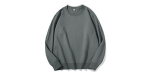 Sudadera de Cuello Redondo Vintage para Mujer, Talla Grande, 100% Algodón, Resistente al Viento, Ecológica, Teñida Lisa, al por Mayor, para la Temporada de Invierno - Product Image 4