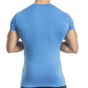 Nouveau Style 2025 T-shirt séchage rapide ajustement respirant été entraînement musculation impression personnalisée T-shirt pour homme - Product Image 2