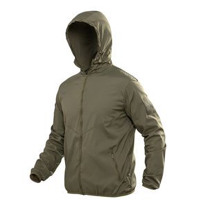 Chaqueta Ligera y Transpirable de Lona con Cremallera para Hombre, Impermeable, Cortavientos, para Senderismo al Aire Libre, Personalizable, Ropa de Otoño, Nueva - Product Image 6