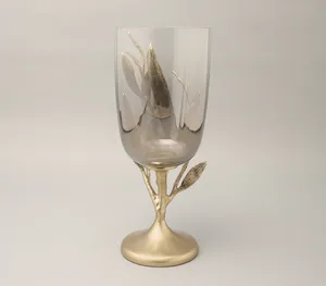 Uniqui Gold <b>Candle</b> Pillar Holder Elegant Christmas Home Decoration for <b>Candle</b>-Lit <b>Dinners</b> and Events - Product Image 5