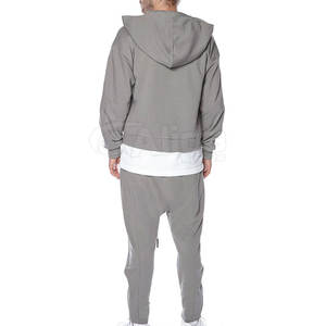 Ensemble de survêtement d'hiver imprimé de haute qualité pour homme, tenue décontractée, 2 pièces, fermeture à cordon, jogging de sport - Product Image 4