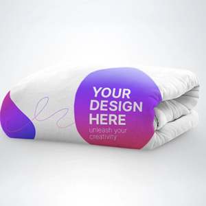 Manta de Felpa Suave Personalizada Premium con Impresión de Colores Brillantes, Estilo Sólido y Patrón de Dibujos Animados, Accesorio para el Hogar y Regalo - Product Image 2