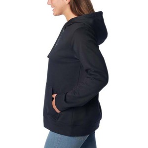 Sweat-shirt décontracté pour femme, automne-hiver, confortable, en polyester, avec imprimé plume personnalisable, à capuche - Product Image 3