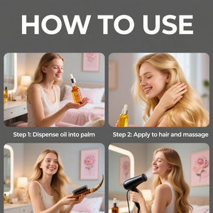 Olio di trattamento dei capelli di lusso rosa bulgara marocchino Argan nutriente cheratina ricca per capelli danneggiati a base di erbe per la riparazione di lucentezza - Product Image 2