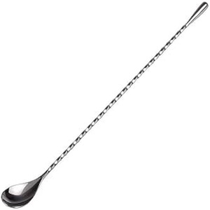 Exclusivo Bar cuchara giro antiguo oro Acero inoxidable mango largo gota de agua mezcla bar cuchara cóctel para el hogar bar restaurante - Product Image 2