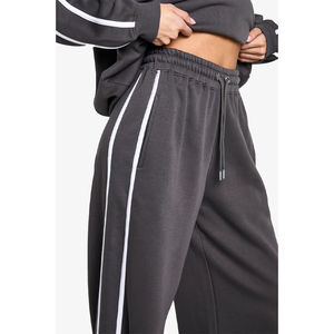 Conjunto Deportivo de Invierno para Mujer, 100% Algodón, Suministro Directo de Fábrica, Logotipo Personalizado, Chaqueta y Pantalones Deportivos Casuales, Pedidos al por Mayor - Product Image 4