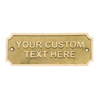 Plaque de porte personnalisée en laiton, finition antique, plaquée or, gravée, pour bureau, hôtel, adresse, vente en gros OEM