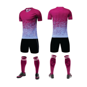 Nuevo uniforme de fútbol juvenil de moda al por mayor impresión por sublimación hombres camisetas y pantalones cortos de fútbol personalizados - Product Image 2