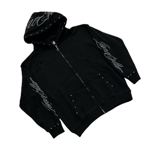 Sweat à capuche oversize streetwear personnalisé avec broderie, sweat à capuche lourd pour homme, prix d'usine fournisseur - Product Image 1