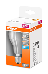 Lámpara LED estándar para reequipamiento, vidrio esmerilado, 16W, 4000K, 2500Lm (Osram 305038) - Product Image 2