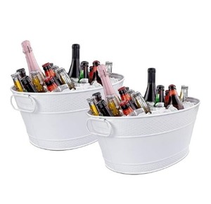 Gran Oferta, Cubo de Cerveza de Acero Inoxidable, Listo para Fiestas, Mantiene la Cerveza Fría, Cubo de Bebidas de Acero Inoxidable, Enfriador de Cerveza de Metal - Product Image 1