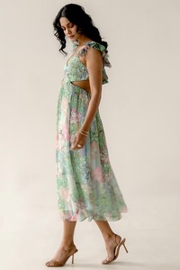 ชุดแต่งงานเจ้าสาวผ้าฝ้ายทอมือสไตล์อินเดีย ลายดอกไม้พิมพ์ลายเฉพาะตัว เอวธรรมชาติ เหมาะสำหรับใส่ในช่วงฤดูร้อน ของขวัญสำหรับฮันนีมูน - Product Image 4