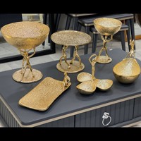 Bol à nourriture en métal de haute qualité personnalisable pour la maison, le dîner, le mariage et les événements Resorts Party Tableware