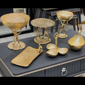 Bol à nourriture en métal de haute qualité personnalisable pour la maison, le dîner, le mariage et les événements Resorts Party Tableware - Product Image 5