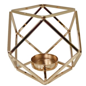 Bougeoir en métal de qualité supérieure incurvé à la main pour la décoration de fête de Noël et du Nouvel An - Product Image 2