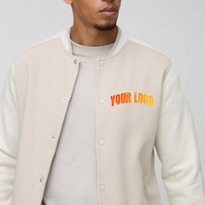 Veste universitaire Letterman en laine d'hiver personnalisable avec logo Veste universitaire en laine de baseball personnalisable - Product Image 4