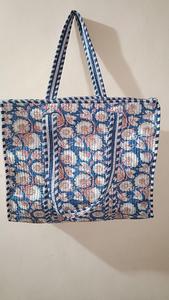 Bolsa de Mano Grande de Algodón para Mujer, con Cierre de Cremallera, Correa de Hombro Portátil, Bolsa de Compras Resistente, Primavera Verano - Product Image 2