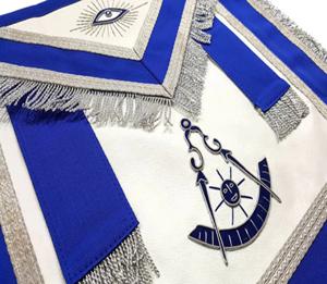 Mandil Ceremonial Masónico con Logotipo Personalizado, Mandil de Alta Calidad para Logia Fraternal - Product Image 6