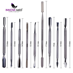 Empujador de Cutículas de Acero Inoxidable con Logotipo Personalizado, Removedor de Piel Muerta, Instrumento de Manicura y Pedicura, Herramienta Profesional para el Cuidado de las Uñas - Product Image 6