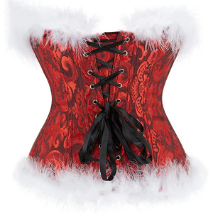 Women's Waist Trainer Trendy Leather Shapewear <strong>Corset</strong> Lace Decoration Body <strong>Shaping</strong> Perfectly Cut Sew <strong>Different</strong> Designs - Product Image 4