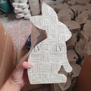 High Quality New Design <b>Mother</b> of Pearl Rabbit Ornaments Stylish Christmas Home Decorations for Wholesalers in Vietnam - Product Image 3