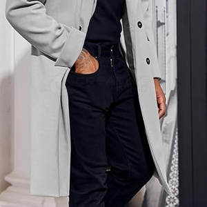 Fabricación de alta calidad en Pakistán 100%, gabardina larga de alta calidad para hombre, gabardina larga de tamaño personalizado para hombre - Product Image 5