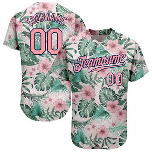 Nouveau maillot de Baseball imprimé numérique boutonné sport personnalisé cousu nom numéro maillot de Baseball pour hommes - Product Image 6