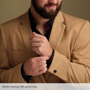 Rose Gold Plated Geometric Signet <b>Ring</b> Vintage Trendy Eternity Inlay Fashion <b>Rings</b> Gold Stainless Steel Perfect Gift for Any - Product Image 5