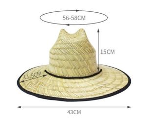 Chapeau de paille de qualité d'exportation à large bord-Chapeau de paille à la mode personnalisé pour le confort et le commerce international - Product Image 3