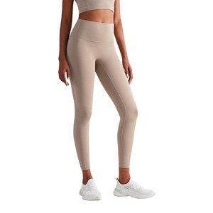Nuevo Lulu Skin-friendly cintura elástica Anti-rizado Hip Scrunch Butt Lift Fitness Super suave cintura alta Yoga Leggings para mujeres - Product Image 2