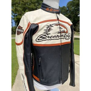 Chaqueta de Cuero RACEWAY Screamin Eagle de Harley Davidson para Mujer - Product Image 3
