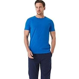 Camiseta de algodón 100%, camiseta de 13 colores para hombre, de talla grande Camiseta deportiva cómoda de algodón con cuello redondo, camiseta para hombre - Product Image 1