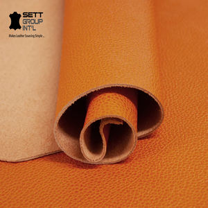 OEM Full Grain Cow NaranjaColor Hide1.1-1.3MM for Shoe Crafting Home Decor,Sewing Hobby Workshop Quality <b>Leather</b> Tooling,Trusted - Product Image 1