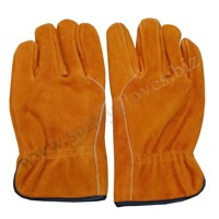Gants de sécurité Sunny pour hommes, blancs, résistants à l'abrasion, antidérapants, non doublés, en cuir de chèvre, pour la conduite