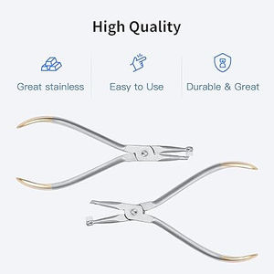 Pince de retrait d'adhésif dentaire, pince de retrait de pansement orthodontique dentaire - Product Image 2