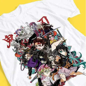 Camiseta de Algodón del Equipo de Demon Slayer, Ropa Promocional de Anime - Product Image 3
