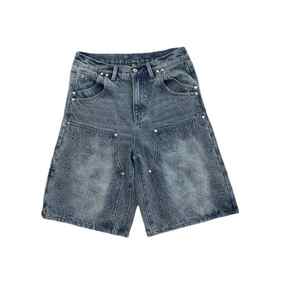 Short décontracté en denim - Product Image 4