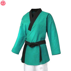Uniforme de judo unisexe multicolore personnalisé, arts martiaux avec ceinture, coton, polyester, matériau de haute qualité, meilleur uniforme de judo - Product Image 4