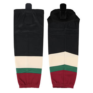 Chaussettes de hockey sur glace sublimées à séchage rapide sur mesure Nouveau design Taille jeune à prix raisonnable Service OEM disponible - Product Image 1