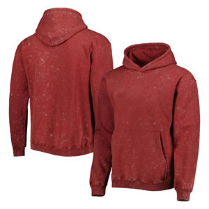 เสื้อฮู้ดดี้ผู้ชายแบบสั่งทำพิเศษ ผ้าฝ้าย 100% ตกแต่งด้วยเทคนิค Acid Wash เย็บอย่างประณีต สวมใส่สบาย ไม่ยับง่าย ระบายอากาศได้ดี เหมาะสำหรับฤดูหนาว - Product Image 2