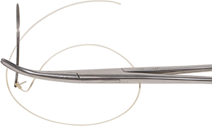 Pinzas hemostáticas curvas largas de 16 ", pinzas de abrazadera de bloqueo de acero inoxidable certificadas por CCC, uso de Hobby de pesca de Enfermería Médica - Product Image 5