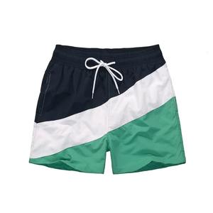 Diseño personalizado de los hombres directos de fábrica personalizado verde blanco azul Color Shorts Casual Shorts Quick Dry Swim Trunks con bolsillos - Product Image 2