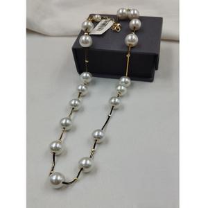 Ensemble de collier élégant avec belle perle blanche pour la fête Parfait pour le mariage Usage quotidien pour les femmes - Product Image 1