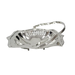 Ensemble de 2 plateaux de service pour sucreries ou salades de qualité supérieure forme personnalisée petit-déjeuner pour la maison hôtel finition brillante plateaux de service pour aliments - Product Image 2