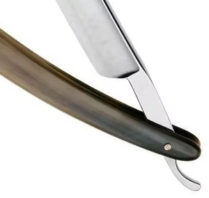 Maquinilla de afeitar recta plegable de gran venta 2024, borde de peluquero de acero duradero con soporte para cuchillo para afeitado facial y corporal - Product Image 4