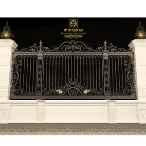 Vallas de Seguridad de Hierro Forjado de Lujo KHP, Modelado 3D, para Casas y Villas en Australia, Resistentes al Agua, con Recubrimiento en Polvo Antioxidante - Product Image 1